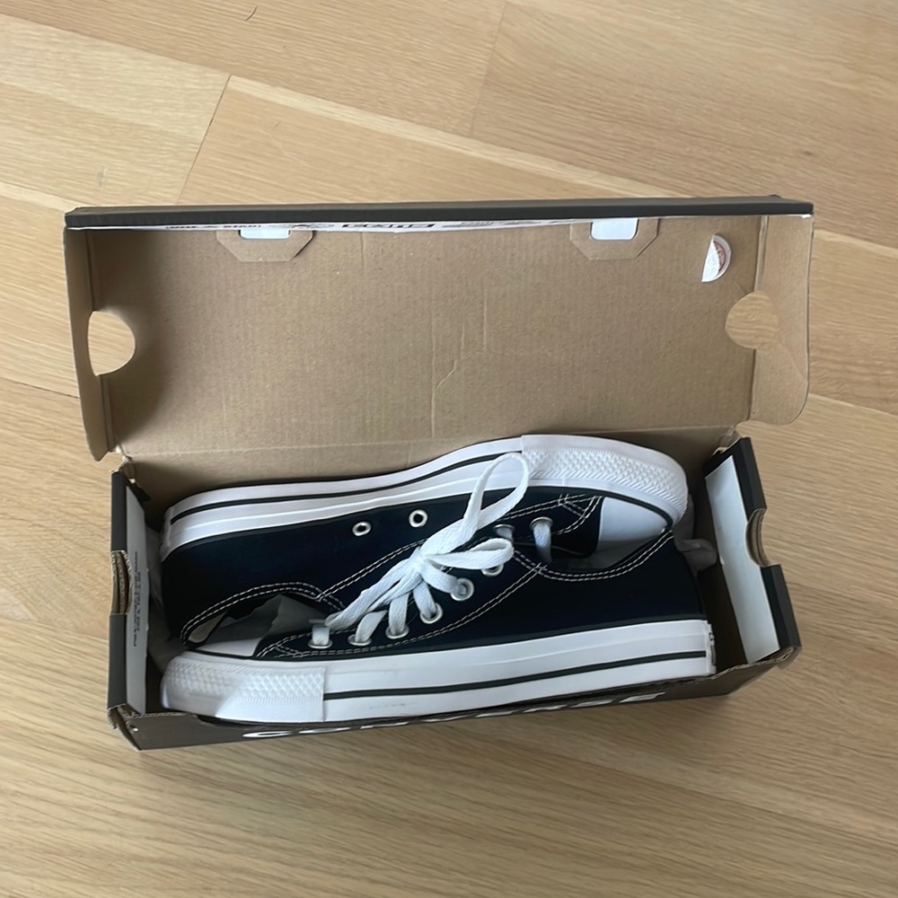 Black Low Top Converse